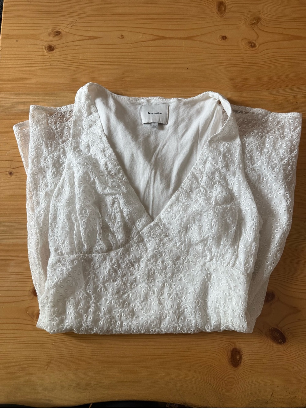 Reformation Calix Dress in White - Picture 3 of 6
